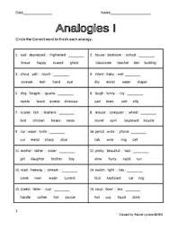 To introduce the concept, included is a poster that explains the defi Free Analogy Worksheets Teaching Language Arts Homeschool Language Arts Teaching Reading