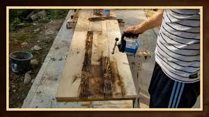 Paletten Holz Altern Lassen Abflammen Made By Myself