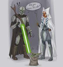 Kasielart Omg Imagine Sabine Wren Meeting Mandadlorian And Star Wars Comics Star Wars Art Star Wars Pictures