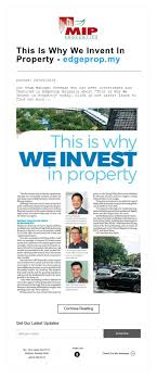 Low risk investment in malaysia. This Is Why We Invent In Property Edgeprop My Investing Inventions Investment Property