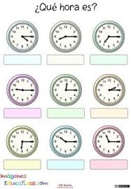 Trabaja Las Horas Y Los Relojes Con Estas Fichas Para Conocer Y Repasar Las Horas Aprender La Hora Imagenes Educativas Actividades Para Ninos Preescolar