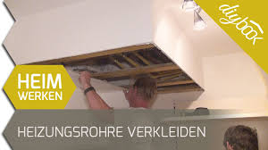 Mit gipskarton können sie einfach und preiswert eine decke verkleiden. Heizungsrohre Verkleiden Eine Verkleidung Aus Gipskarton Youtube