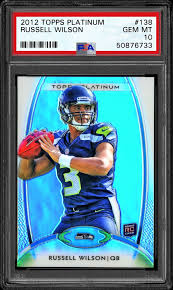 Here are the top russell wilson rookie cards and an investment report. 2012 Topps Platinum Russell Wilson Psa Cardfacts