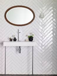 Lovely chevron bathroom set ideas. Pin By Maja Wettergren On Bathroom White Herringbone Tile Tile Bathroom Bathroom Inspiration