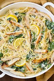 Lemon Ricotta Parmesan Pasta With Spinach And Grilled Chicken Recipe Food Pasta Dishes Healthy Recipes