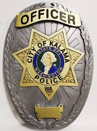 3d Brass Silver Painted Or Wood Police Badge Patch Plaques Police Badge Police Badge