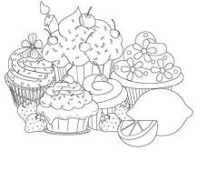 Adult coloring bookpage a kawaii rabbit on the vector. 35 Free Cupcake Coloring Pages Printable
