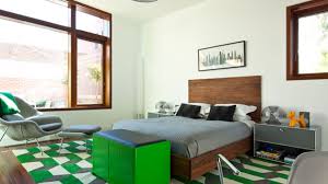 Bed and pillow set with bed runner. 20 Refreshing Grey And Green Bedrooms Home Design Lover