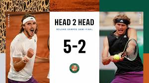 The first men's semifinal between fifth seed stefanos tsitsipas and sixth alexander zverev went the distance on court philippe chatrier. Utkjaebnrjesdm