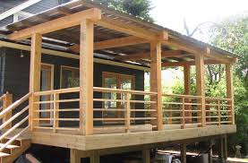 So if you'd like to stick with the basic design of the deck just with an added flair, then you might want to consider this option. Ocean Park Deck Deck Railing Design Wooden Deck Designs Wood Deck Railing