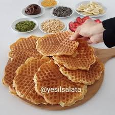 12 9b Begenme 246 Yorum Instagram Da Yesilsalata Yesilsalata Kucukten Buyuge Herkes Pek Bi Seviyor Cocuklara Asla 1 Tane Ye Waffles Food Breakfast