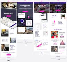 Lyft Welcome Series Email Template Design Email Design Email Templates
