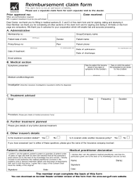 Axa Reimbursement Form Fill Online Printable Fillable Blank Pdffiller