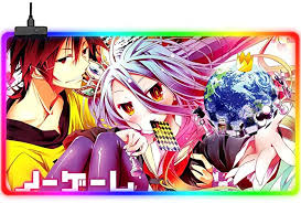 1*rgb gaming mouse pad 1*micro usb cable note : Amazon Com Gaming Mouse Pads Anime No Game No Life Rgb Gaming Mouse Pad Usb Port Soft Large Led Keyboard Mousepad Non Slip Rubber Base Office Laptop Mouse Mat Big Size Desk Mat 23 6x11 8inch Computers Accessories