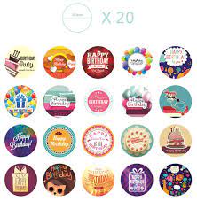 50 ucapan selamat ulang tahun islami untuk keluarga. Colorful Happy Birthday Sticker Set Untuk Anak Anak 38 Desain Ulang Tahun Label Pesta Ulang Tahun Hadiah Segel Sticker Pack Set Jewelryset Mascara Aliexpress