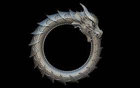 It is watertight and ready for printing/milling. Dragon Eating Its Own Tail 3d Print Model Cgtrader