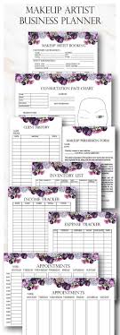 Floral Makeup Artist Business Planner Bundle Freelance Makeup Etsy In 2020 Makeup Artist Business Makeup Artist Kit Makeup Artist Portfolio