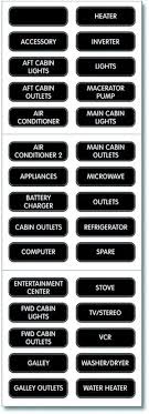 Ideal for use with high definition graphics and barcodes. Blue Sea Systems Large Format Labels Ac Electrical Panel Defender Marine