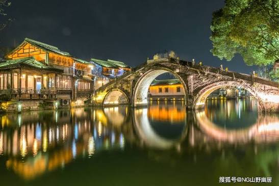 烏鎮西柵夜景