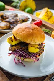 Jerk Chicken And Pineapple Sandwiches With Coconut Slaw Recipe Jerk Chicken Sandwich Wraps Recipes Traditional Coleslaw Recipe