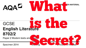 Aqa Model Answer For Modern Text English Literature 8702 Using An Inspec English Literature Aqa Gcse English Language Language Guide