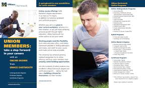 Union Members Online Degree Brochure By Umass Dartmouth Issuu