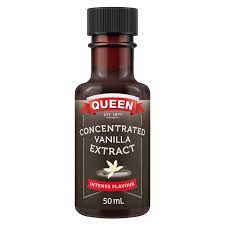 Natural Vanilla Concentrated Extract 50ml Queen Fine Foods
