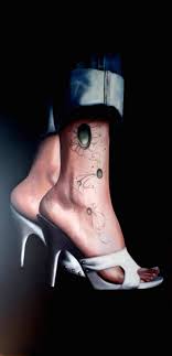 Pintura al óleo Pintura Tatuaje Zapatos Pies Piernas | Etsy