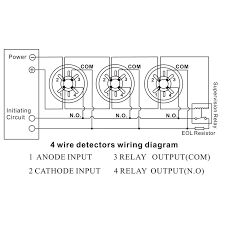You can even install this smoke detector in a detached garage or workshop and be alerted by another detector in the house. Wired Smoke Detector 12v 24v Temperature Alarm Contact Relay No Nf Eclats Antivols
