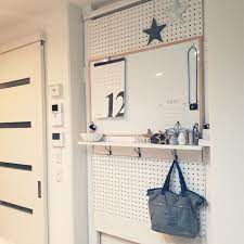 壁面収納 ディアウォールの壁 ホワイトボード 壁 天井のインテリア実例 2018 12 13 02 14 18 roomclip ルームクリップ リビング 収納棚 壁収納 diy 壁面収納