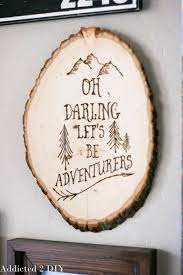 Wood Burned Wall Art Addicted 2 Diy Wood Burning Art Wood Burning Crafts Wood Diy