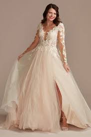 If you want to have a blush. Light Pink Blush Wedding Dresses David S Bridal