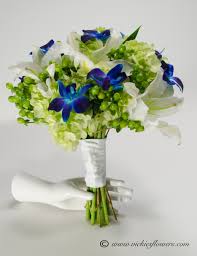 Blue dendrobium orchids wedding bouquets. Wedding Bouquets Vickies Flowers Brighton Colorado Florist