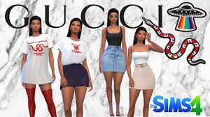 Gucci pullover dress / long pullover / the sims 4 cc. Gucci Look Book The Sims 4 Cc List Youtube