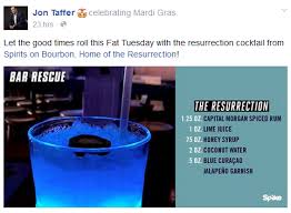 Black And Blue Drink Bar Rescue Resurrection Mixed Drink From Bar Rescue Smoothie Drinks Boozy Drinks Liquor Drinks
