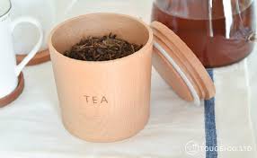 Amazon 籐芸 Tougei 木のキャニスター ティー 茶 250ml 木製 保存容器 茶葉入れ 保存容器 キャニスター オンライン通販