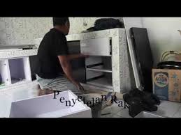 Suami membuat kitchen set sendiri (tiktok @amiliasriagustin). Cara Membuat Kitchen Set Sendiri Teknik Pemasangan Kitchen Set Youtube