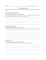 You will need to fill out some basic information like the article name and the grade. Newsela Matter And Energy Answers Fill Online Printable Fillable Blank Pdffiller