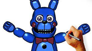 How to Draw Bonnie Hand Puppet (FNaF Sister Location) - YouTube