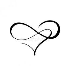 Vector Black Heart With Infinity Sign Icon On White Background Illustration Ro Sponsored Infinity Infinity Tattoos Infinity Tattoo Designs Infinity Sign