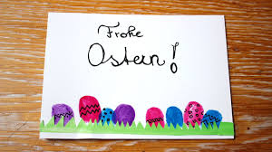 Was kannst du in diesen kleinen umschlag hinein tun? Osterkarten Basteln Ruckzuck Mit Der Fingerabdruck Anleitung Mit áƒ¦