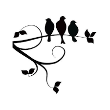 Bird On Branch Silhouette Tattoo Three Birds On A Branch Silhouette Little Bird Tattoos Bird Branch Tattoo Three Birds Tattoo