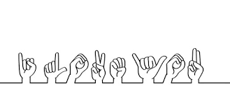 Nh (ningunha) the letters j, k, w and y are not in the alphabet, and appear only in. 66 738 Sign Language Alphabet Wall Murals Canvas Prints Stickers Wallsheaven