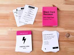 Of the games he bought on the internet 1/6 are card games. Black Card Revoked Original Flavor Black Card Girls Night Girls Night Out