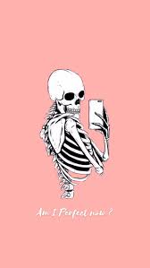 I totally love lettering, but after a year of doing it every day i'm a little burnt. Cute Skeleton Wallpapers Wallpaper Cave
