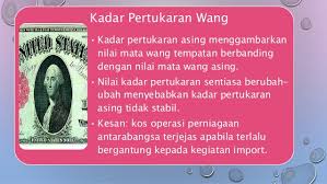 Adapun jika sedang berada di luar negeri maka harus menyesuaikan dengan mata uang yang berlaku di negara tempat kita berada. Risiko Syarikat Multinasional Pembayaran Perdagangan Dan Mata Wang