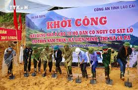 Khởi công khu tái định cư cho 28 hộ dân thôn Nậm Than (Lào Cai)