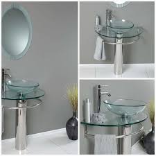 This innovative vanity of chrome hardware and glass basin will compliment any space with its deceptively simple enhancements. Fresca Attrazione 30 Fessel Sink W Frosted Edge Mirror 30 Vanity Bathroom Cabinets Cabinet Glass Basin Modern Bathroom Vanity Glass Bathroom