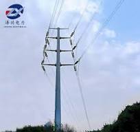 Galvanized Power Steel Tubular Poles for 25FT 30FT 35FT 40FT ...