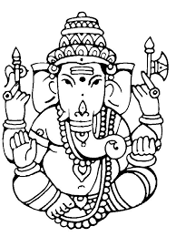 Click the ganpati with lines coloring pages to view printable version or color it online (compatible with ipad and android tablets). Clip Art Ganesha Bmp Image Ganesha Drawing Ganesha Art Ganesh Art